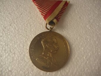 RU velká zlatá medaile statečnost Tapferkeit FJI 1914 WW