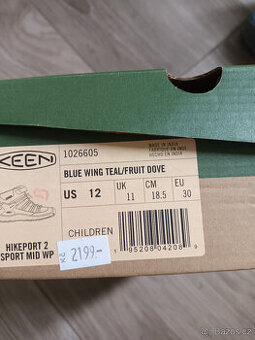 Dívčí zateplené podzimní boty Keen vel. 30