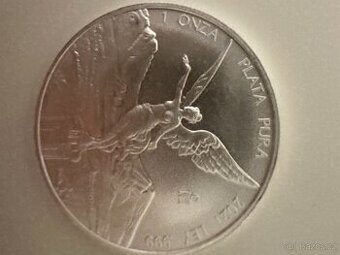1 oz Silver Libertad – Mexiko / Ag 999 / investiční stříbro