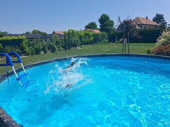 Bazén swing ratan 4,2 x 1,07