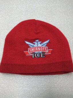 Zimní čepice  dvouvrstvá zn. SMIRNOFF - ICE , NOVÁ