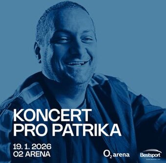 Koncert pro Patrika - dne 19.1. - O2 Aréna Praha - 2 lístky