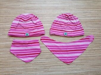 Čepice + šátek na krk - 40 Kč/sada