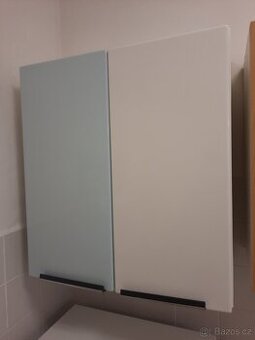 2 plechové skříňky do koupelny nebo kuchyně