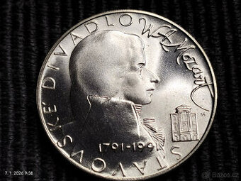 Stříbrná pamětní mince Československo č.7