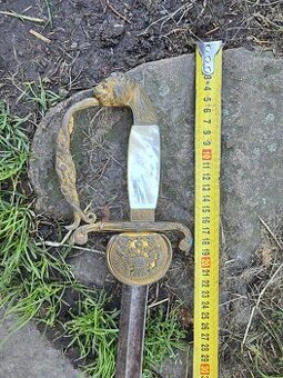 KRÁSNÁ PERLEŤOVÁ ŠAVLE/ KORD RAKOUSKO UHERSKO VZOR 1849
