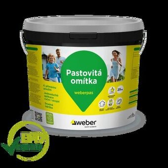 Omítka weberpas silikon zrn.1,5mm 25kg barva SE2C