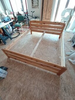 maželská postel, dvoulůžko masiv