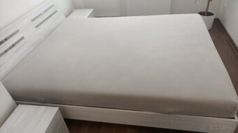 Postel s nočními stolky 160x200, severská borovice