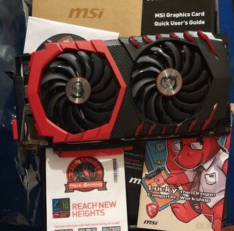 MSI gtx 1070 Gaming X 8GB GDRR5 s kompletním balením