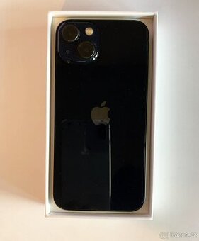 iPhone 13, 256 GB, barva Midnight Black, ve výborném technic