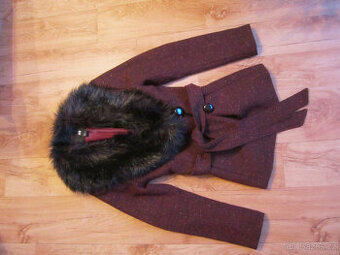 Jarní sako s velkým šálovým límcem vel. XS/S, zn. HM