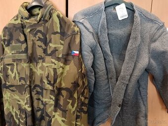 Vojensky kabat KONGO + vlozka čert