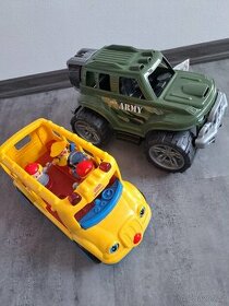 Autobus Fisher Price a Auto SUV