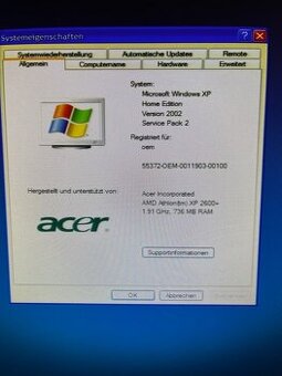 Retro PC AMD Athlon XP2600+  1,9Ghz