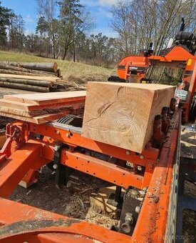 Modřínové hranoly, prkna, latě