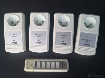 3 zásuvky a stmívač na dálkové ovládání