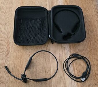 Bezdrátová sluchátka Shokz OpenComm na lícní kosti