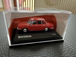 Prodám model Škoda 110L červená 1:72