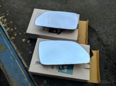 Octavia II RS - skla zrcátek modrá vyhřívaná