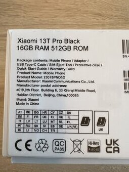Xiaomi redmi Note 13T Pro 16gb Ram, 512 Rom