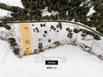 Stavební pozemek Frýdava, Lipno – 3 033 m²