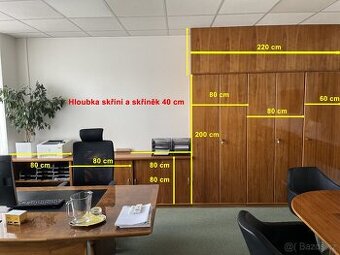 Nábytek do kanceláře, obýváku, ložnice - sestava na míru - 3