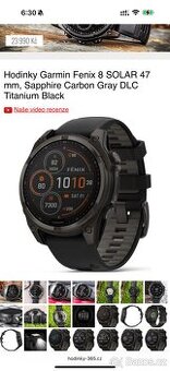 Prodám Garmin 8 47mm solar sapphire