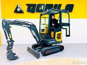 Minibagr Gorila G18SE l PRO CAB _KUBOTA_AKCE
