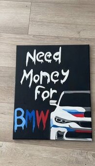 Bmw ruční malba
