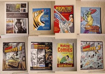 Knihy pro výtvarníky / kresba / perspektiva /komiks /postava - 1