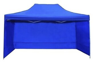 Skládací nůžkový párty stan 3x4,5m s boční plachtou
