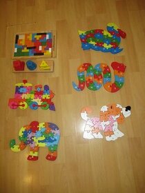 montessori dřevění hračky