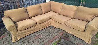 IKEA EKTORP rohová s potahem IDEMO