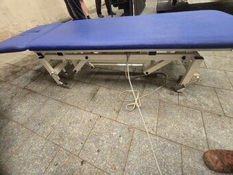 Elektrické lehátko modré bez podrucek 1 motor