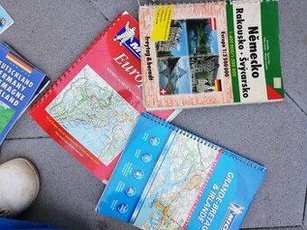 Prodám staré turistické mapy a automapy