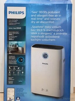 Prodám čističku a zvlhčovač vzduchu Philips 2v1 – řada 2000i