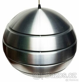 Futuristický KOVOVÝ stříbrný lustr "vosí hnízdo"...