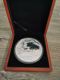 Australia 30$ Lunar III 2021 rok buvola 1 kg + BOX