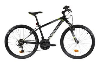 BTWIN ST500 Dětské horské kolo 24" 9–12 let černé