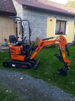 Bagr - minibagr KIMA KMZ-12 1200 kg, motor Kubota D722