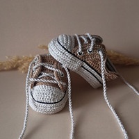 Háčkované tenisky - 9 cm