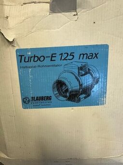 ventilátor Blauberg Turbo-E 125 max (Ø125 mm)