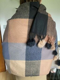 Velké nové italské kašmírové plédy