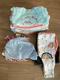 Letni oblečení na holčičku 0-3m