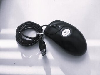 PC Myš Premium optical wheel Mouse m-bt58 Logitech + opěrka