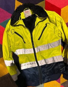 Reflexní bunda-vesta -NORWAY protection Reflexní M ideálně l