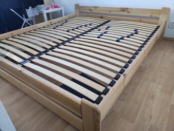 Postel z masivu 180x200 + lamelový rošt