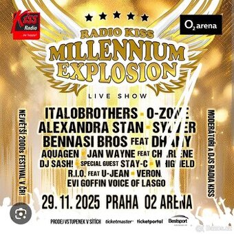 KISS MILENIUM 2 VSTUPENKY