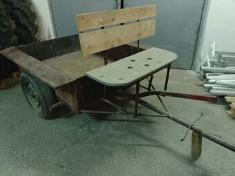 Masivní vozík,vozíček,vlečka za traktor, malotraktor